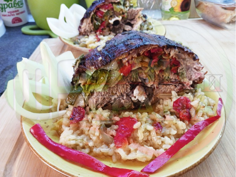 Великденски агнешки пълнени котлети 