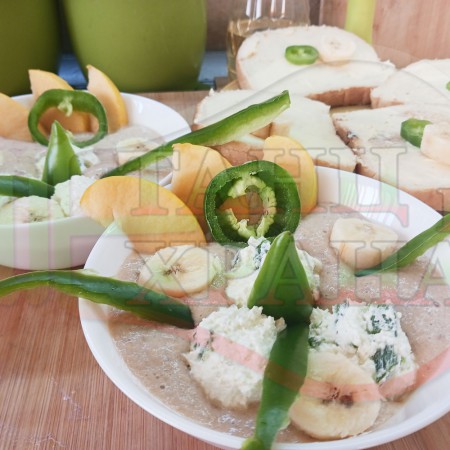 Българска бананова сурова сладко солена супа 