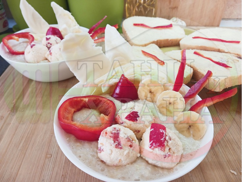 Българска бананова сурова сладко солена супа 