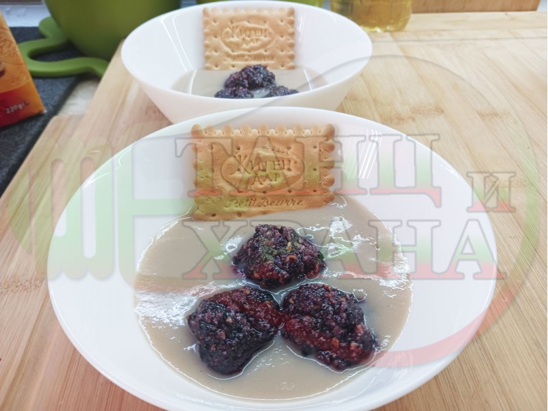 Българска бозова сурова сладка супа 