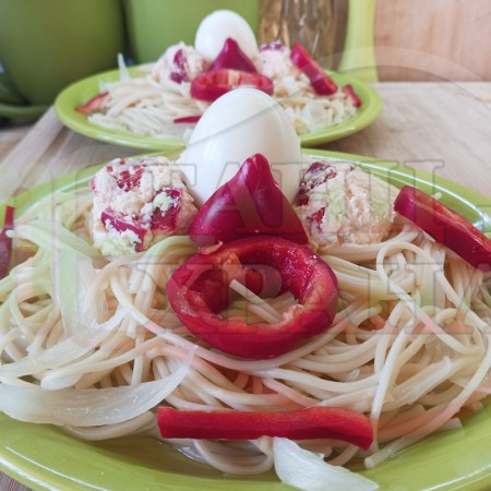 Български спагети на фурна 