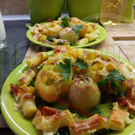 Български пълнени картофи 