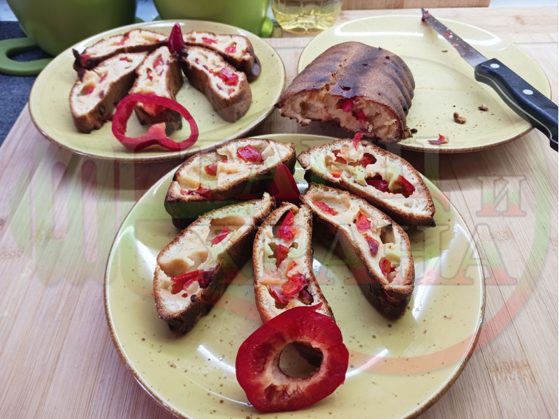 Българско кексово солено руло 