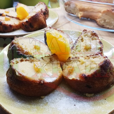 Български портокалов постен кремообразен кекс 