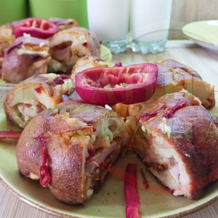 Колбасов солен кекс 