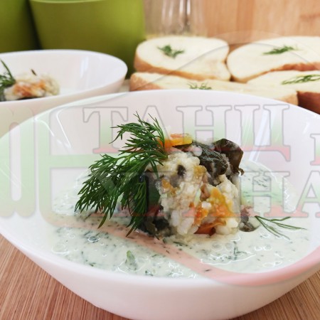 Българска копърова млечна студена супа 