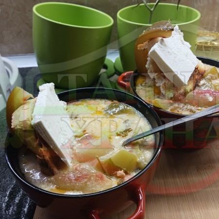 Българска супа от кори на диня 