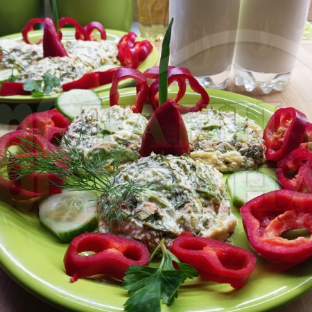 Български краставични сиренови кюфтета 