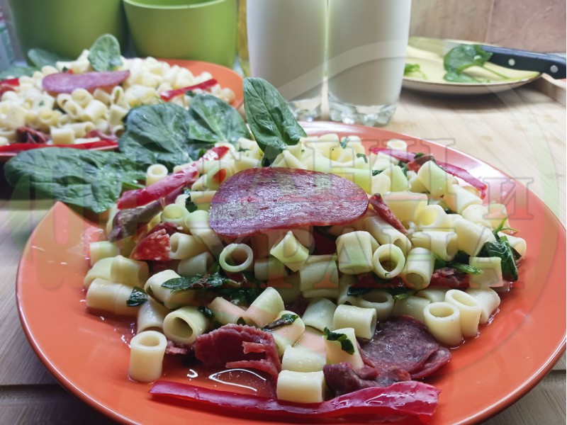 Български солени къси макарони 