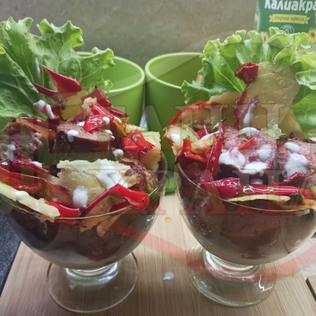 Млечна марулена салата 