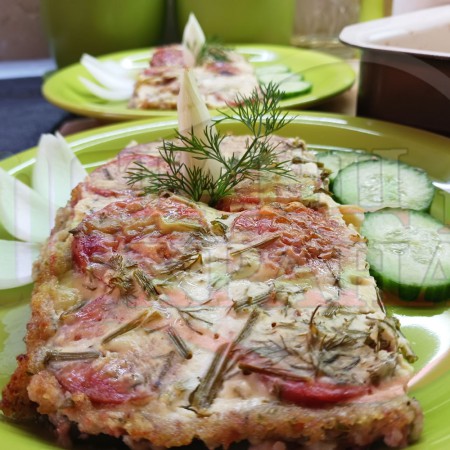 Българска плоска торта с хляб 