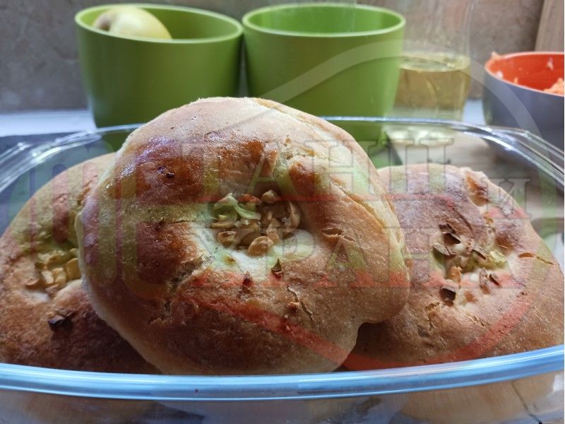 Чеснови постни питки 