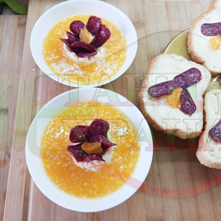 Българска портокалова пикантна сурова супа 