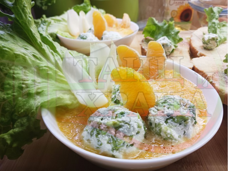 Българска портокалова сурова супа 