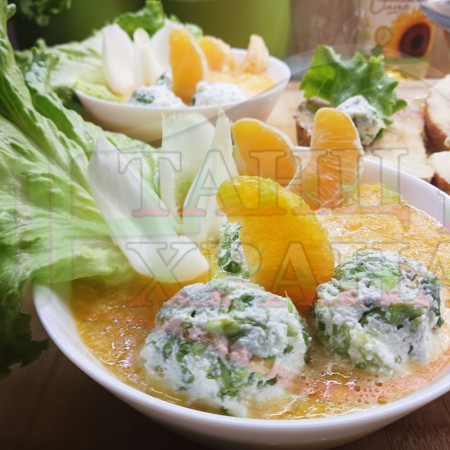 Българска портокалова сурова супа 