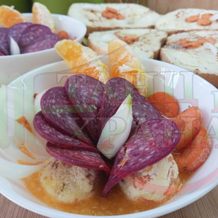 Българска портокалова сурова супа 