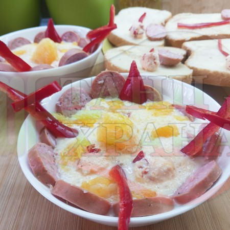 Българска портокалова млечна сурова супа 