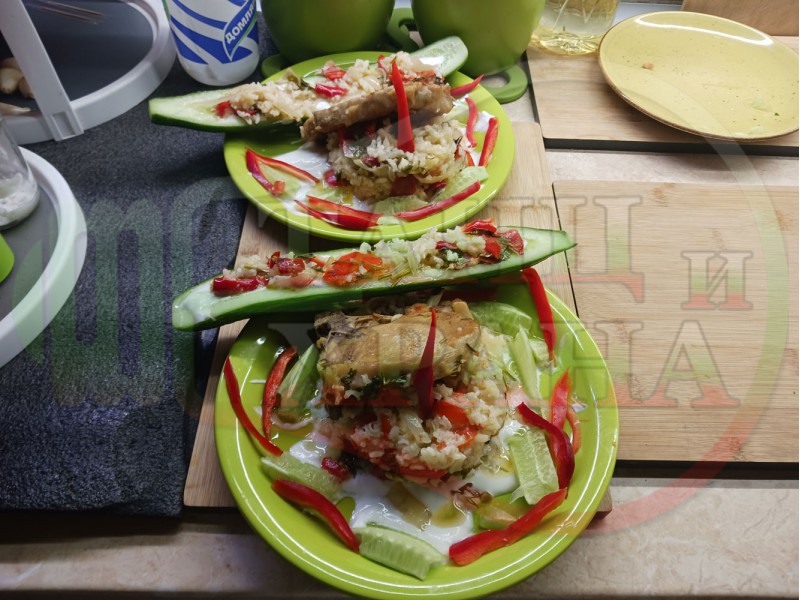 Свински пържоли с ориз 