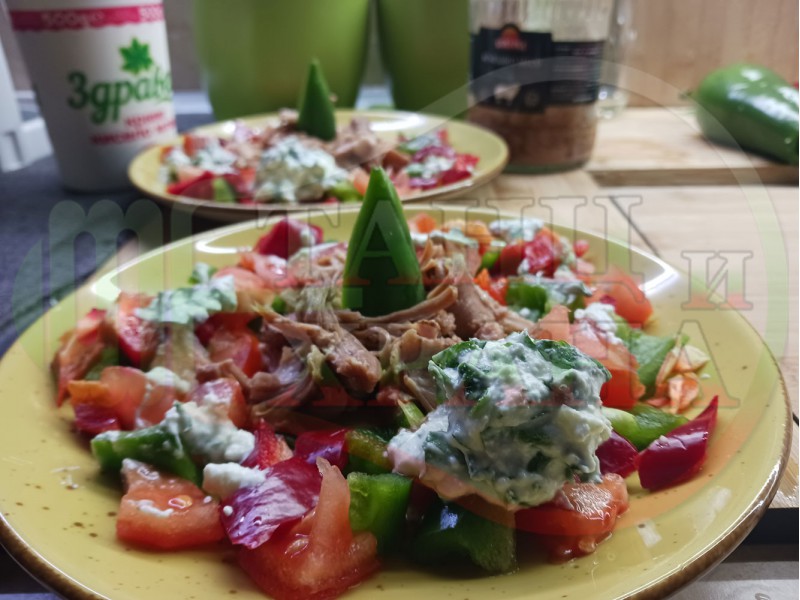 Агнешка зеленчукова топчеста салата 