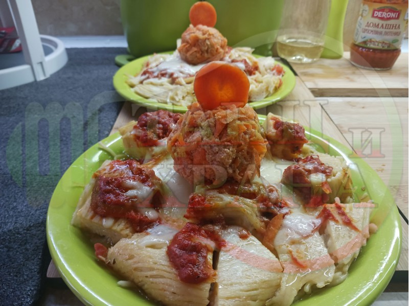 Български спагети на фурна 