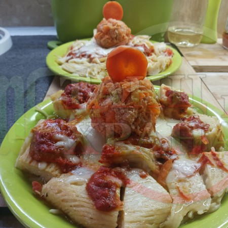 Български спагети на фурна 
