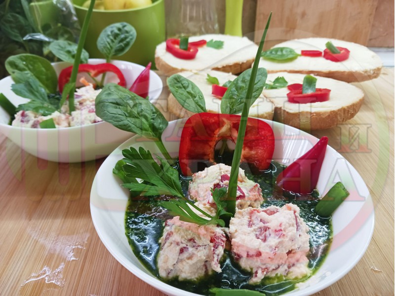 Българска сурова супа със зелен чай 