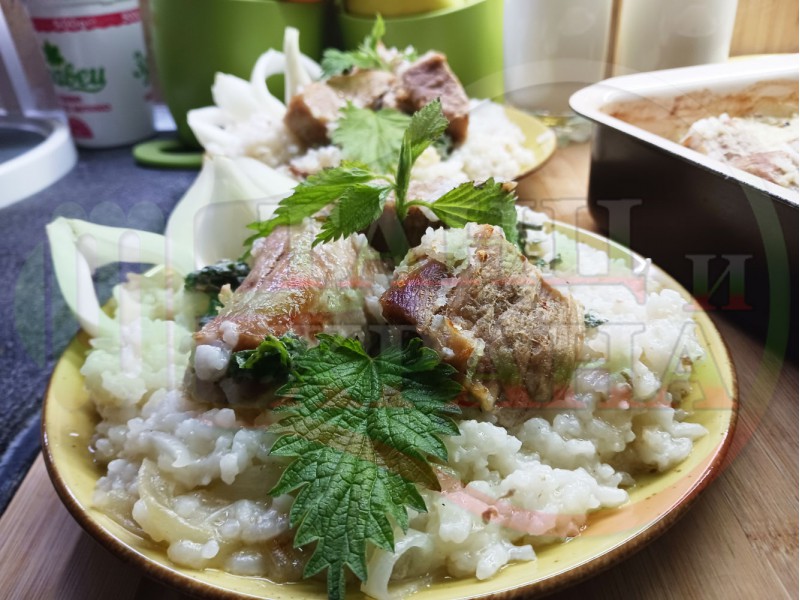 Българско свинско с ориз 