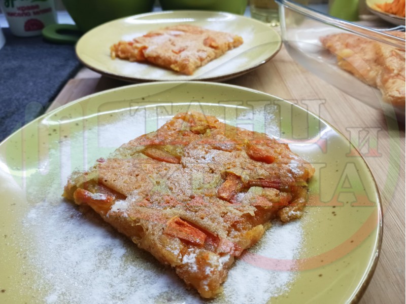 Сладка постна пита изпечена на фурна 