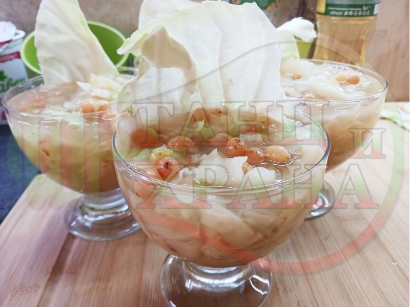 Български сладък зелев нишестен десерт 